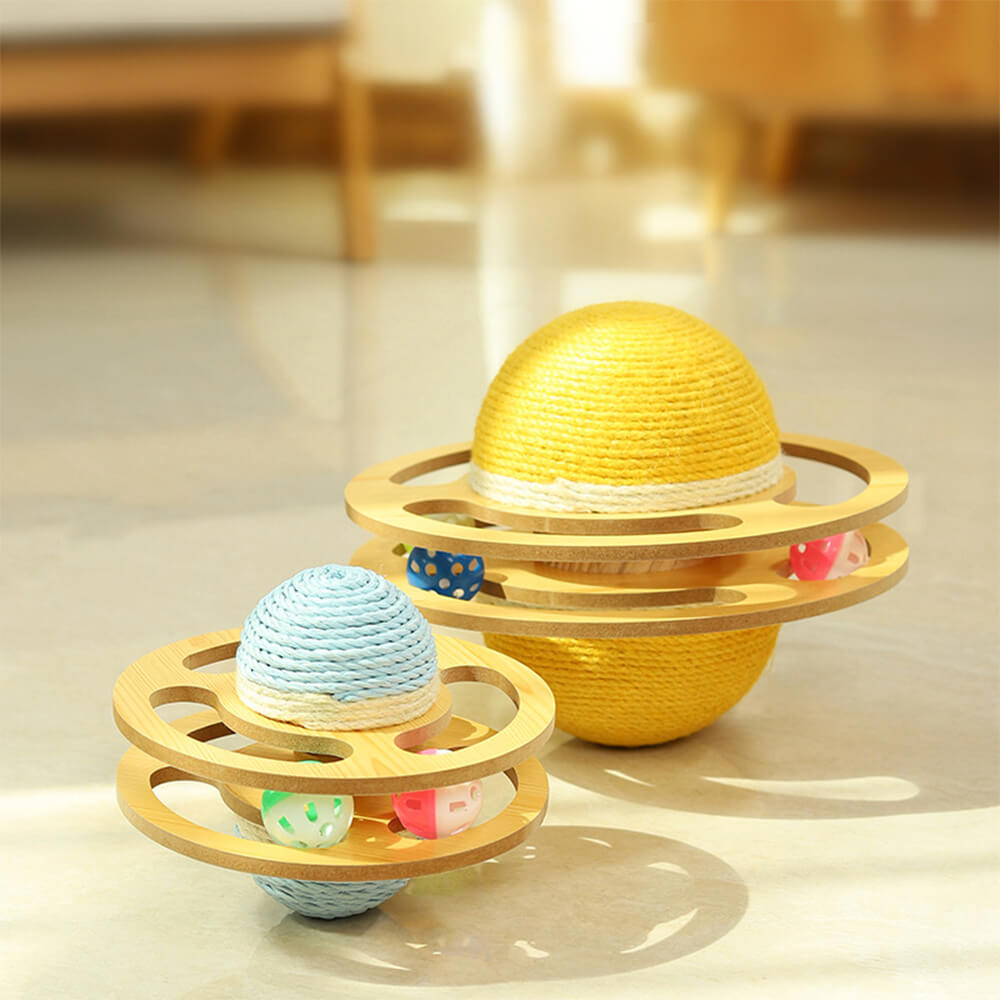 Sisal scratching bola interactiva gato juguete