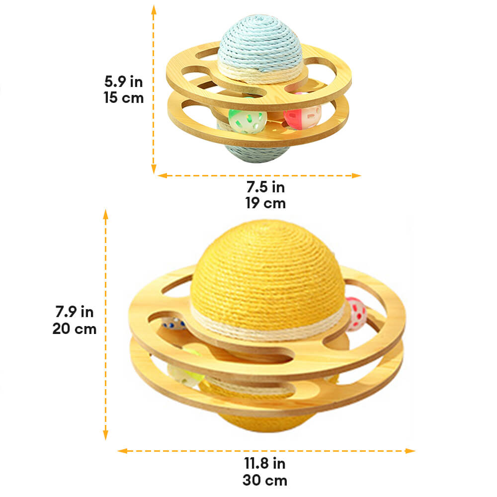 Sisal scratching bola interactiva gato juguete