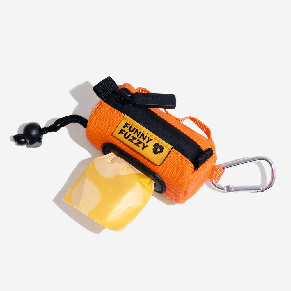 Dispensador de bolsas de caca de correa impermeable FunnyFuzzy - Flexi Walker
