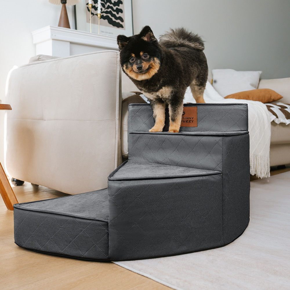 Escaleras de mascotas de espiral extraíbles repelentes de agua de lujo