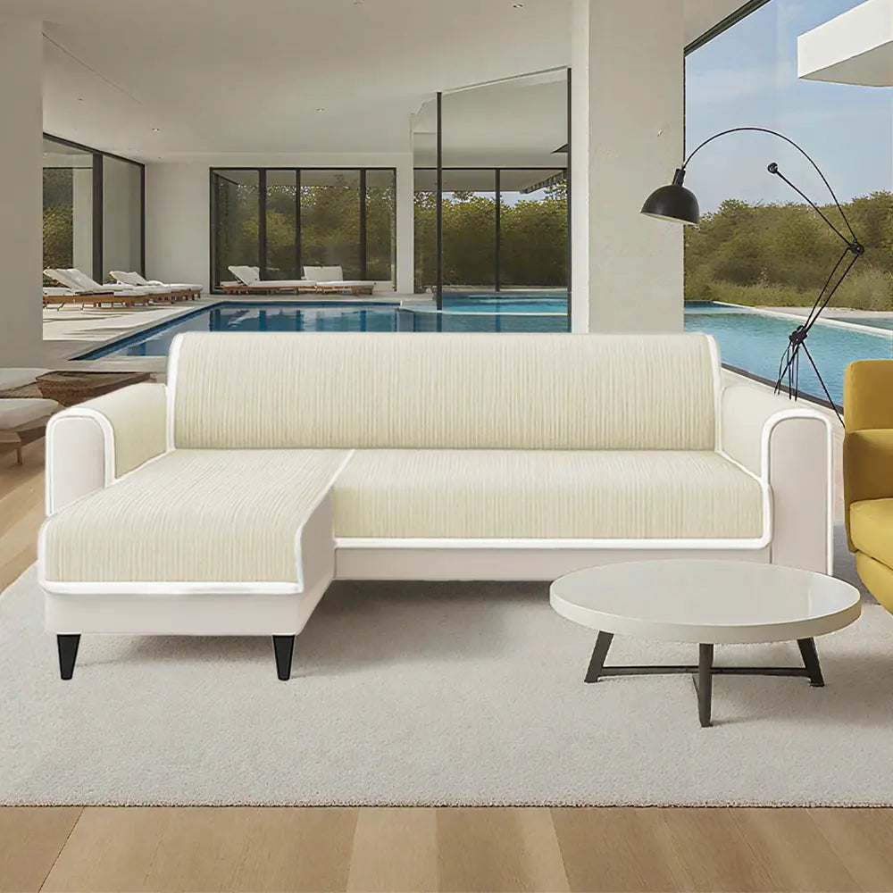 Ganzjahres-Anti-Rutsch-Streifen-Möbelschutz für Haustierteppiche mit Armlehnen-Couchbezug – Halten Sie sich ruhig