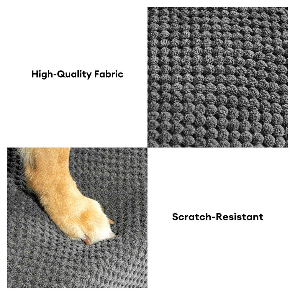 Adjustable Non-Slip Washable Soft Dog Stairs with Gentle Ramp