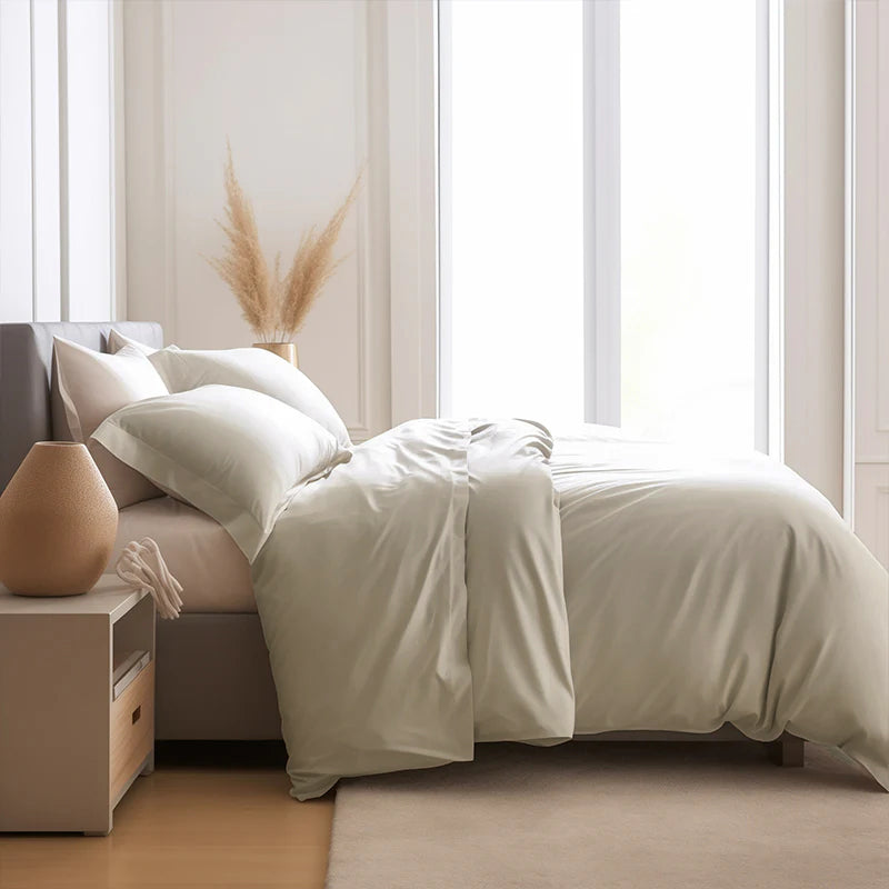 Cómodo sateen sateen 100% bambú décimo de bambú sé de sábana