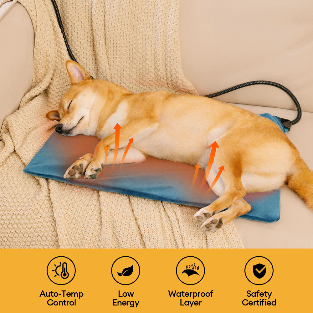 Electrical Pet Heated Pad - Waterproof&Chewproof For Safe Warmth
