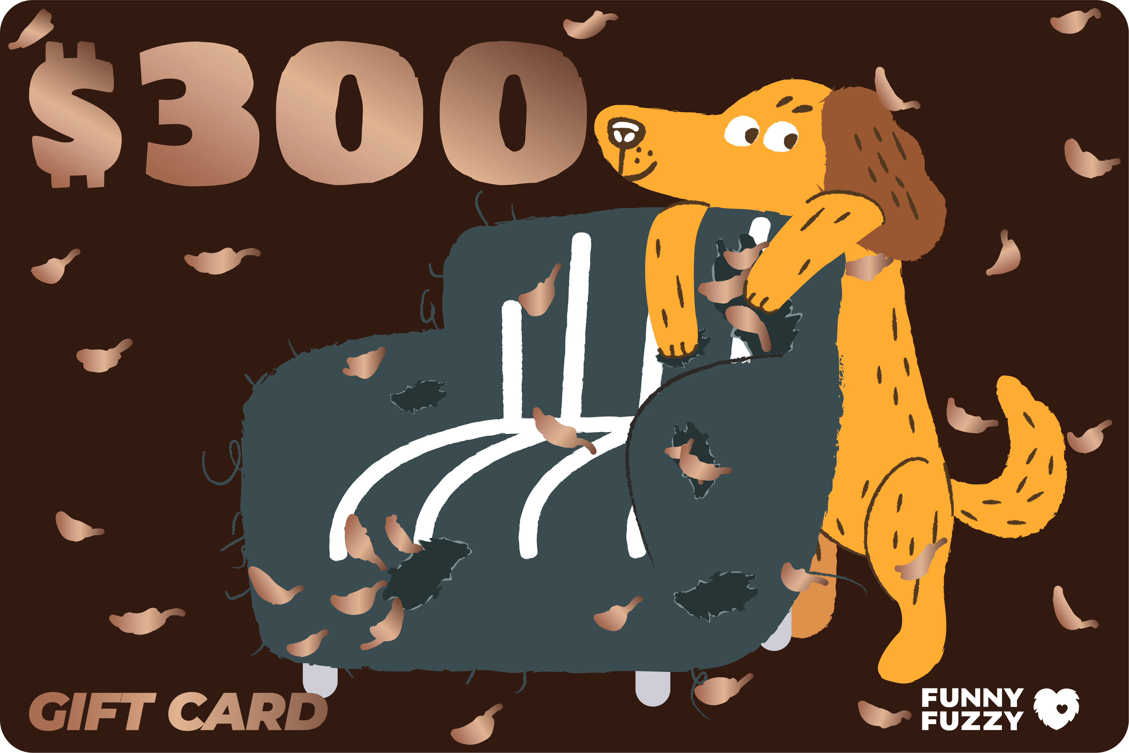 $300 FUNNYFUZZY Gift Card - FUNNYFUZZY