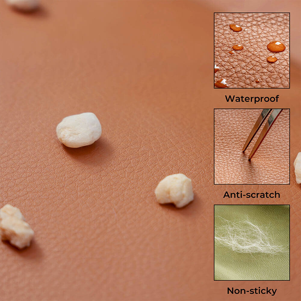 Cama elevada de asiento de asiento para perros de cuero para perros de cuero para perros - Voyager urbano