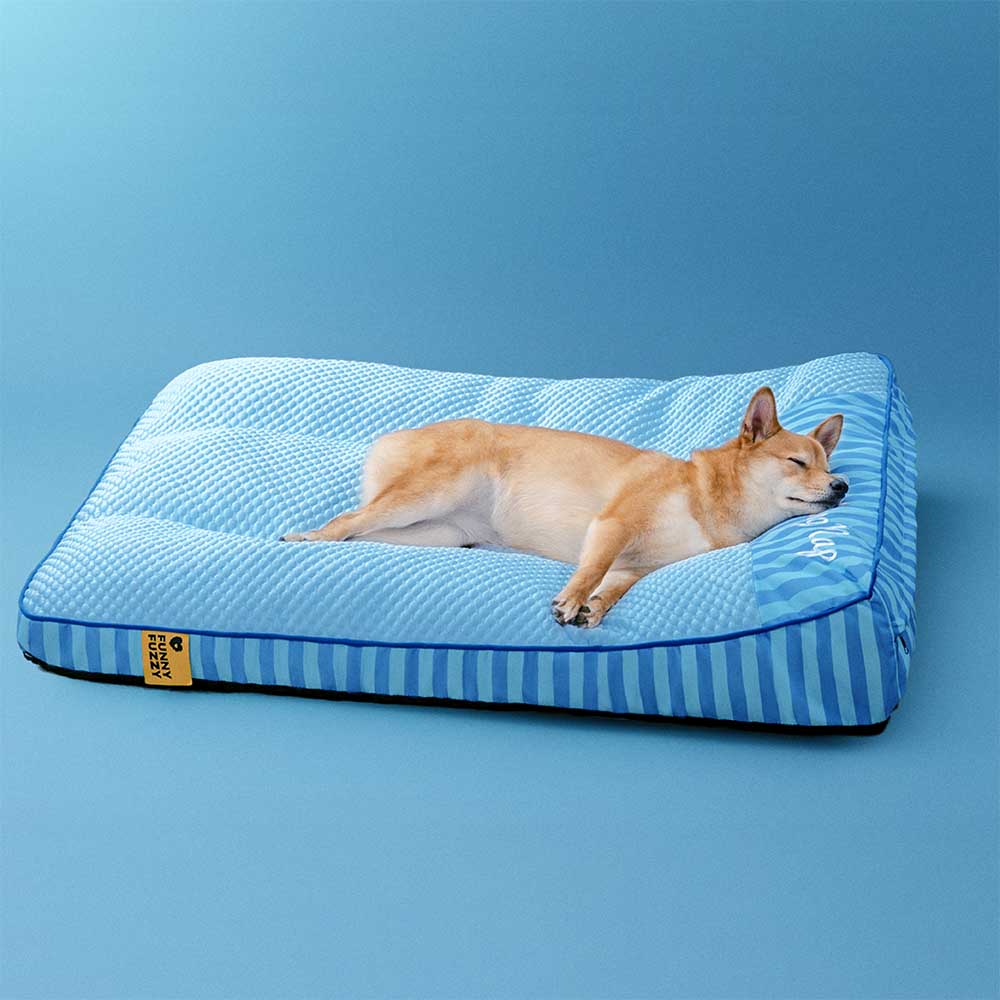 Cama de perros ortopédico de rectángulo lavable de enfriamiento extra grande - siesta de enfriamiento