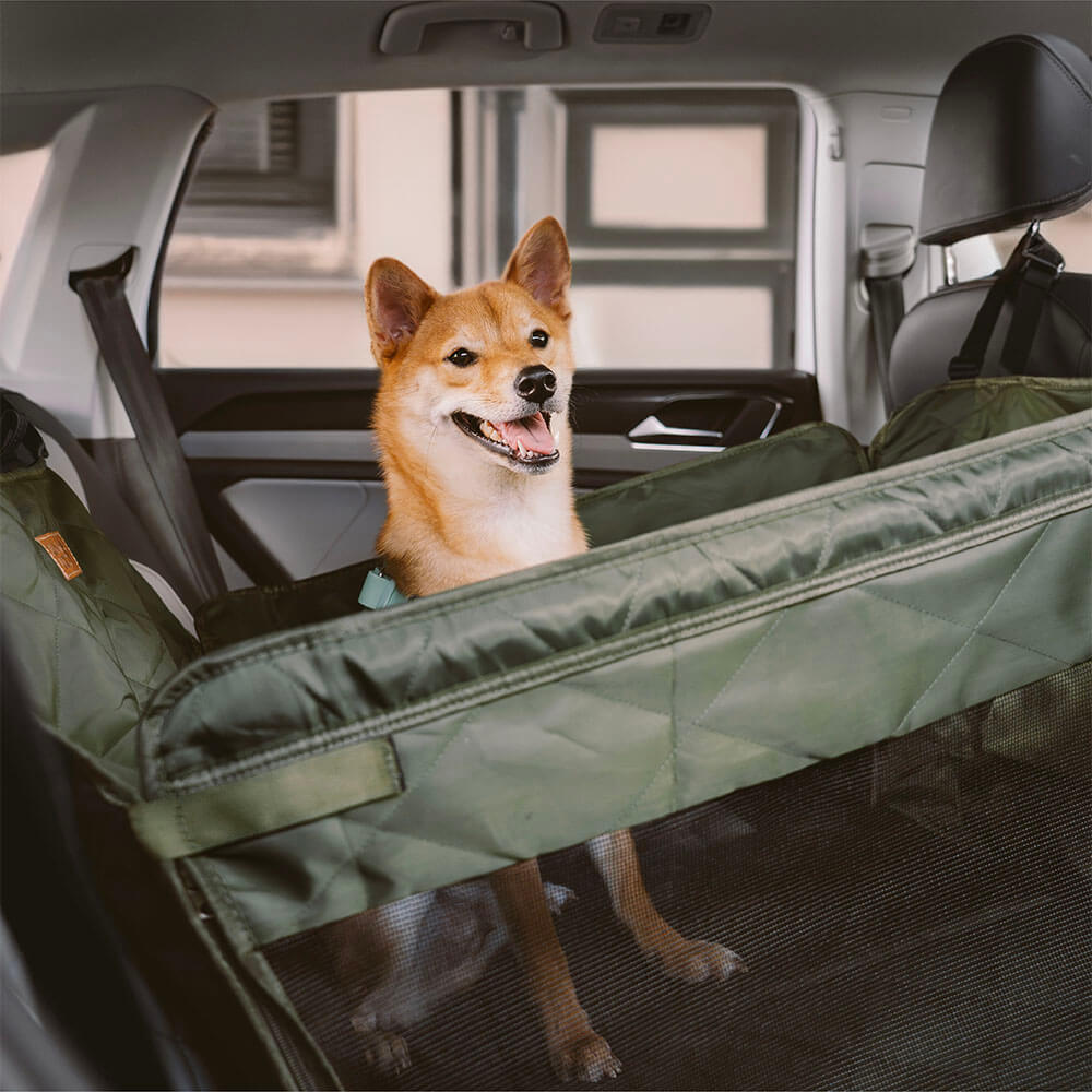Extensor de asiento trasero para perros impermeables de viaje extra estable
