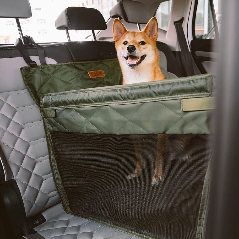 Extensor de asiento trasero para perros impermeables de viaje extra estable