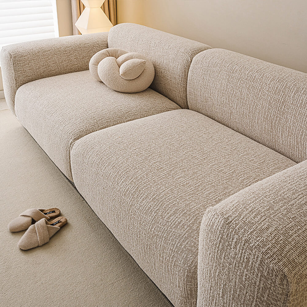 Elegante sofá de chenille All-Season