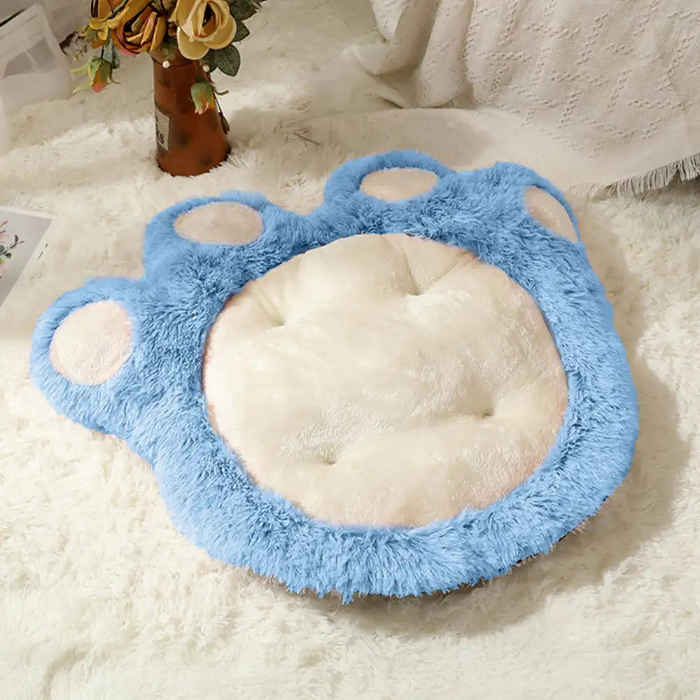 Bear Paw Plush Fluffy Comfortable Large Space Pet Mat Dog Mat