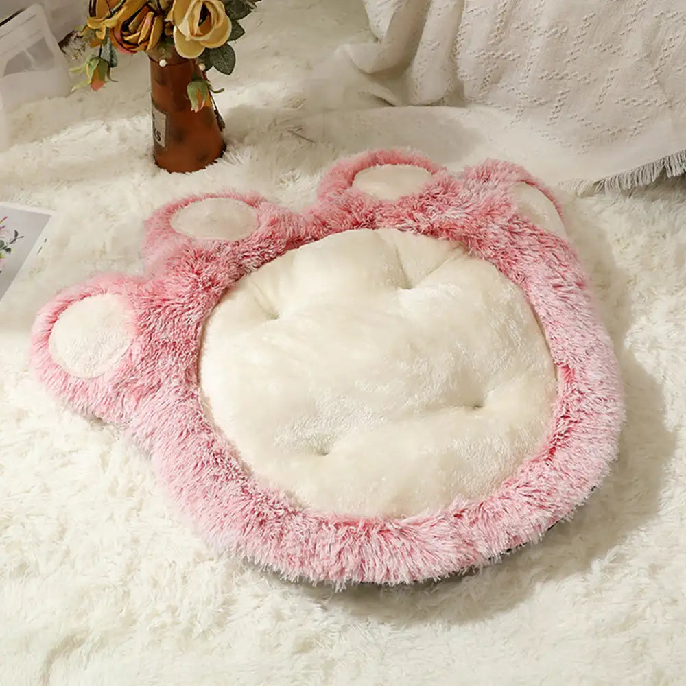 Bear Paw Plush Fluffy Comfortable Large Space Pet Mat Dog Mat