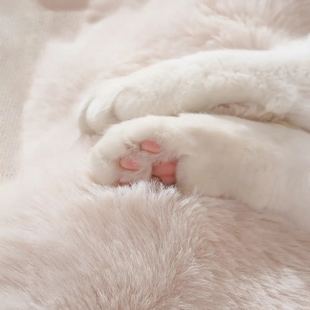 Faux Leather Vintage Multi-function Plush Dog Bed Convertible Dog Car Seat