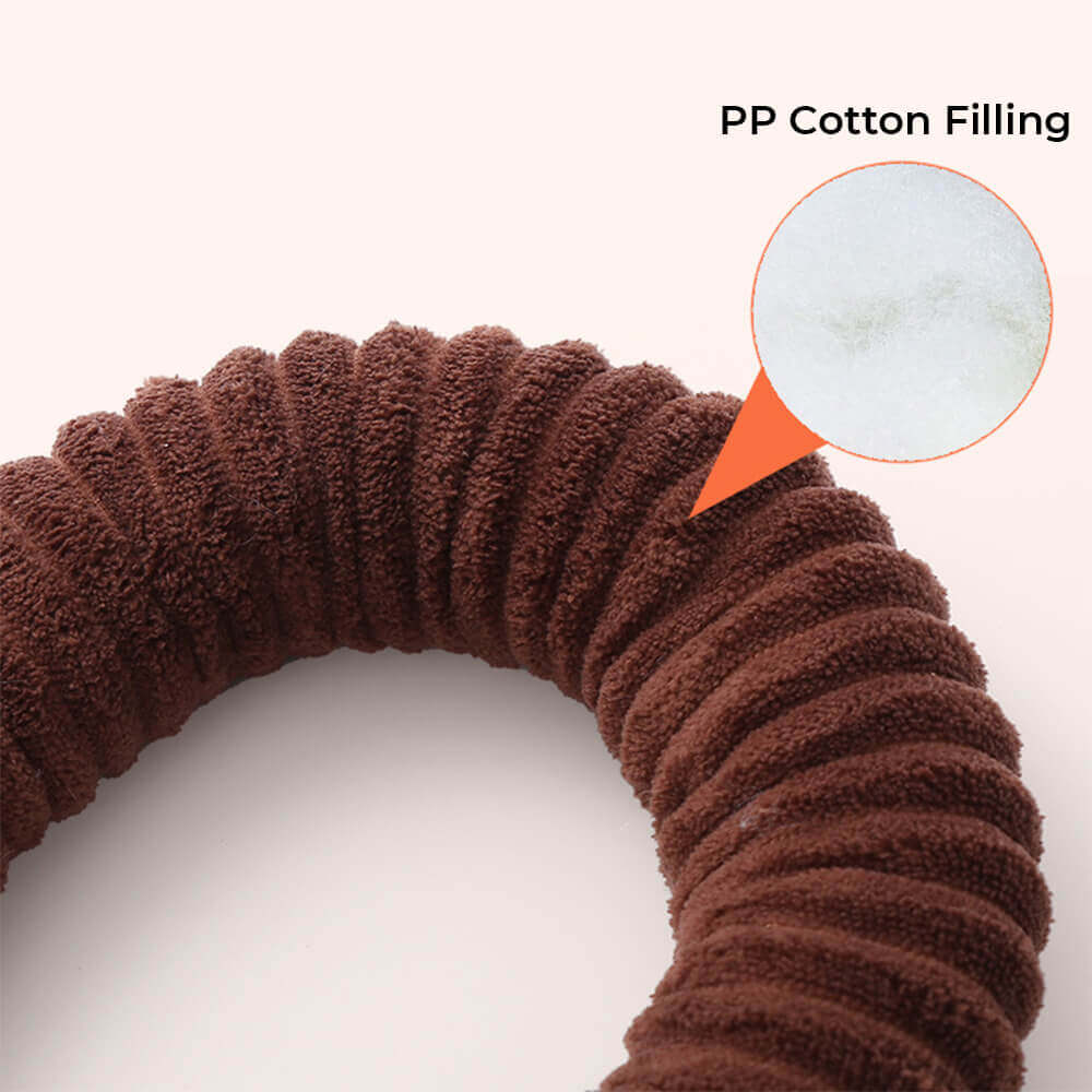 Juguete para perros de peluche de peluche en cuello largo