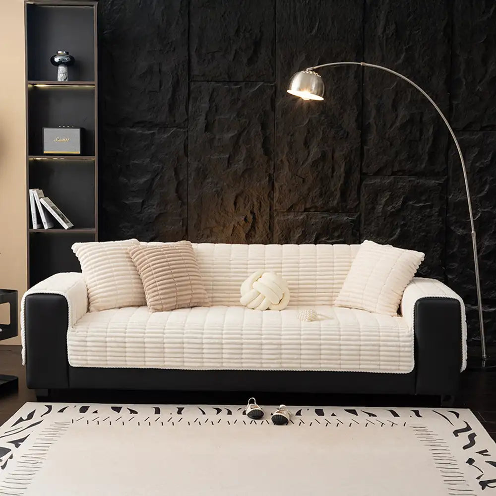 Cubierta de sofá sin deslizamiento de una pieza de protección de sofá de una pieza