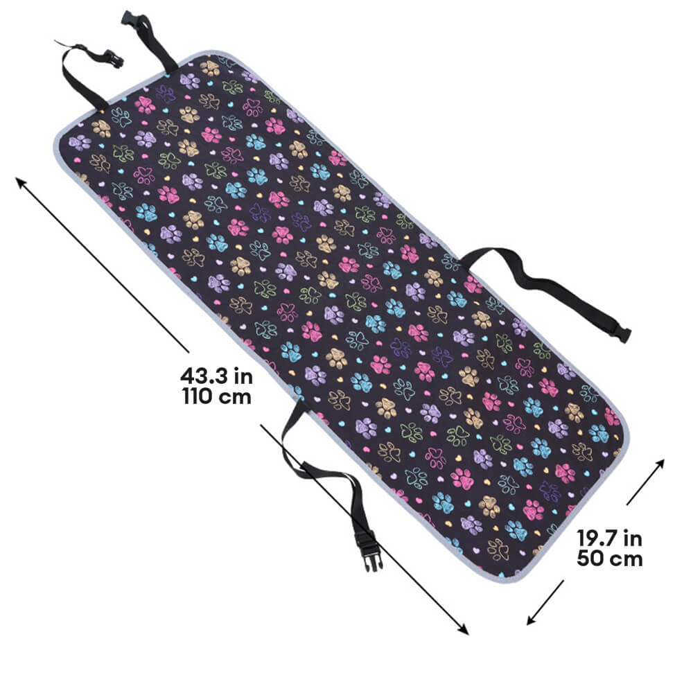 Imprimir cubierta de asiento para perros antideslizante impermeable