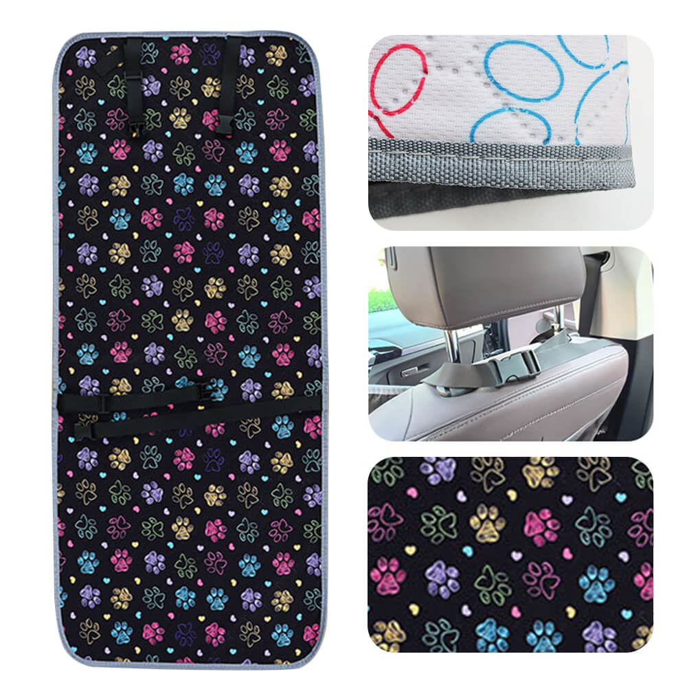 Imprimir cubierta de asiento para perros antideslizante impermeable