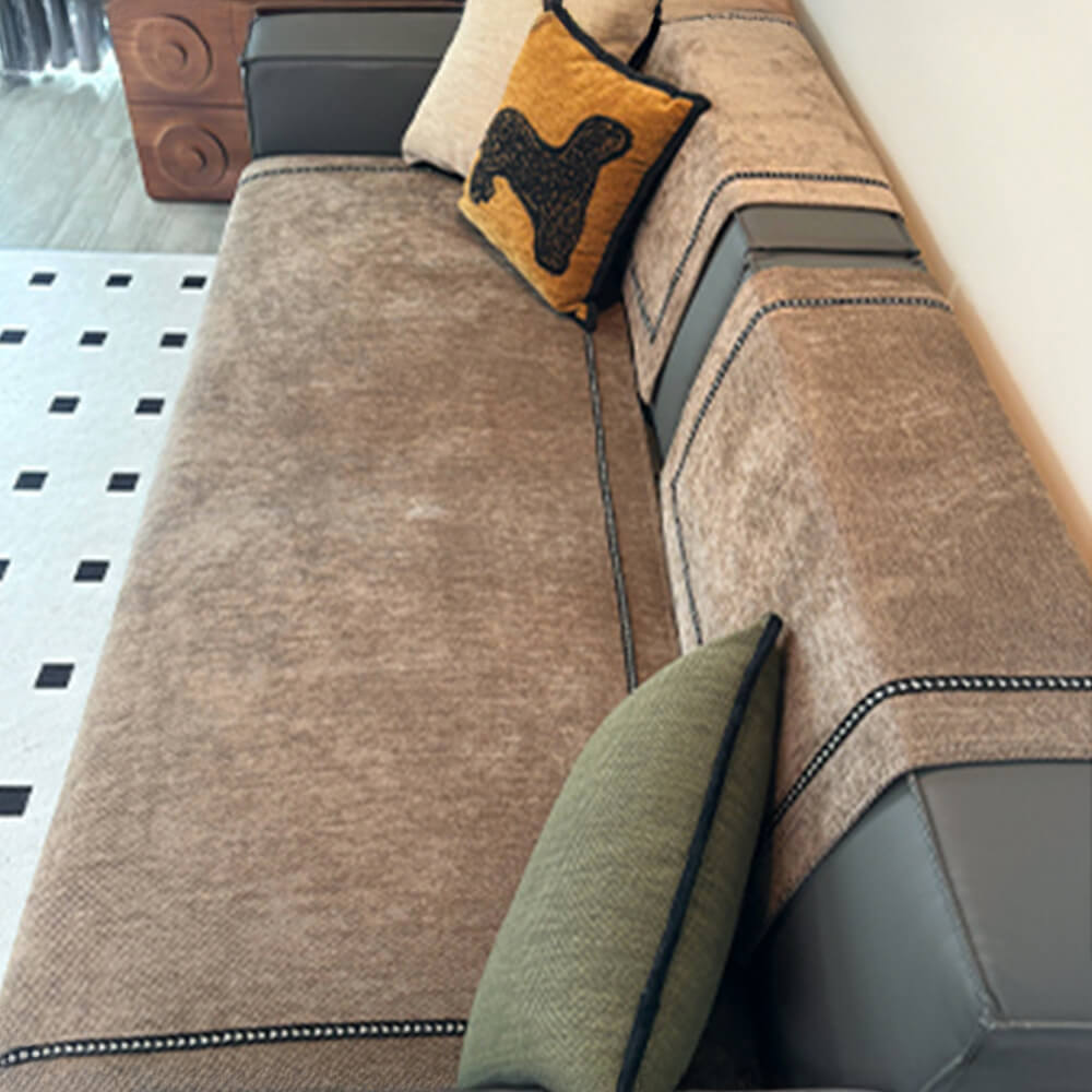 Simple Modern Jacquard High-Weight No Slip Chenille Couch Couch Couch