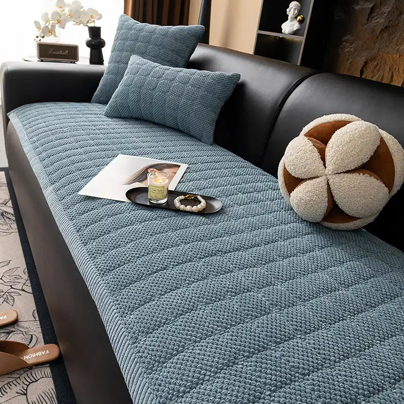 Cortura de tela antideslizante cuadrada para mascotas que fallan con la cubierta del sofá sin deslizamiento