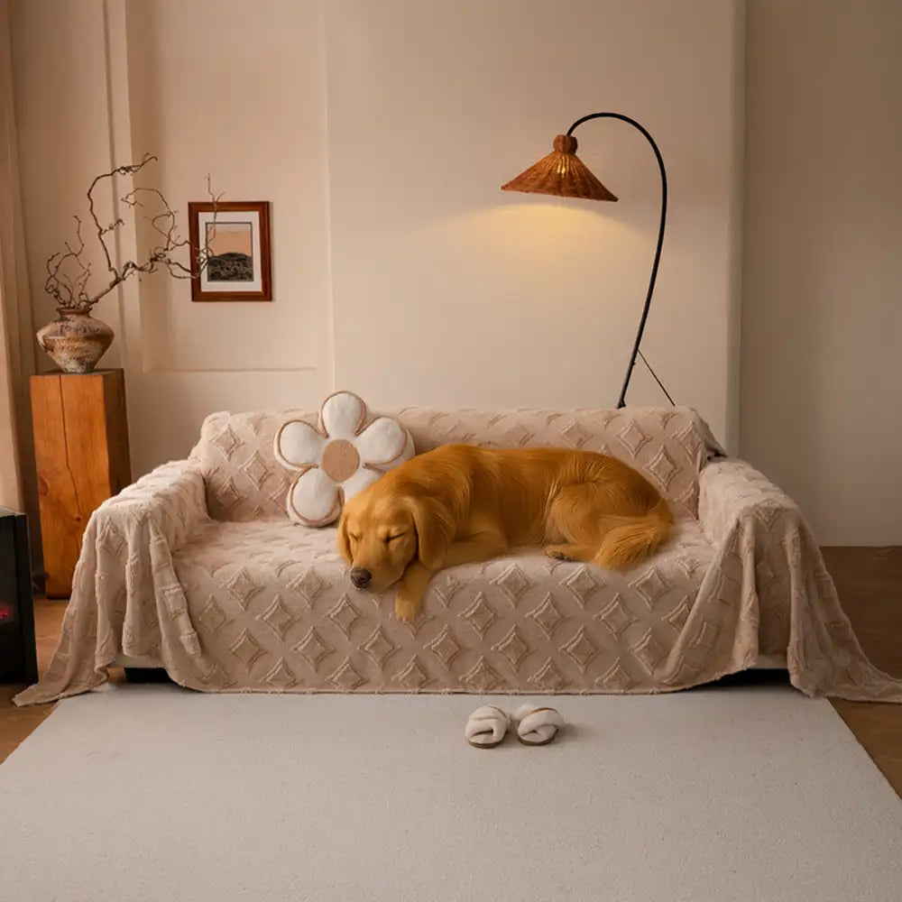 Star Series Plush Multifunctional Sofa Protective Couch Cover