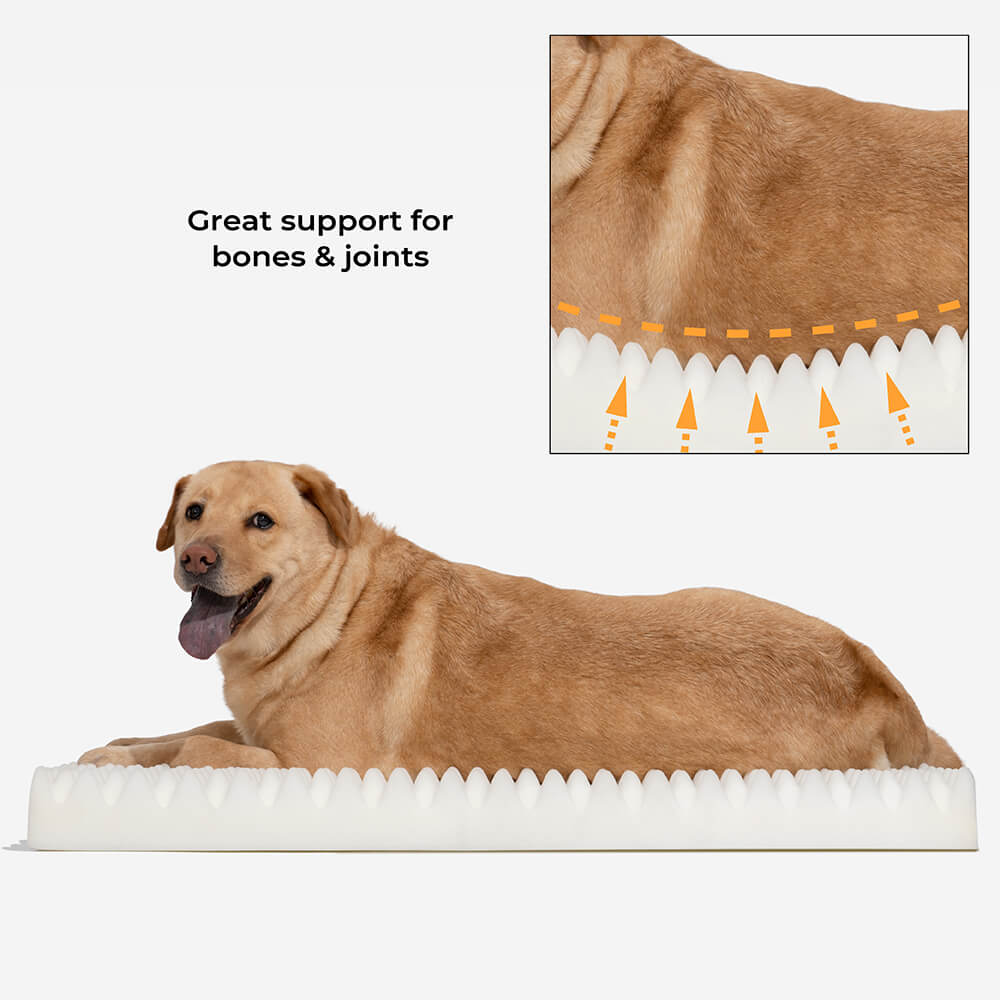 Deluxe Fluffy Full Support Ansieving Larm Bed para perros