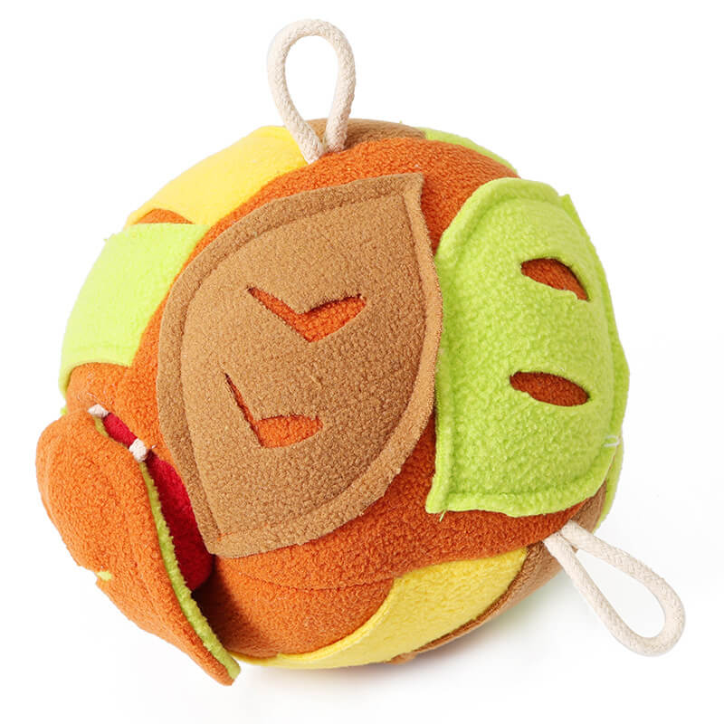 Rompecabezas interactivo juguete chillido boleta de bolas de bolas de perro