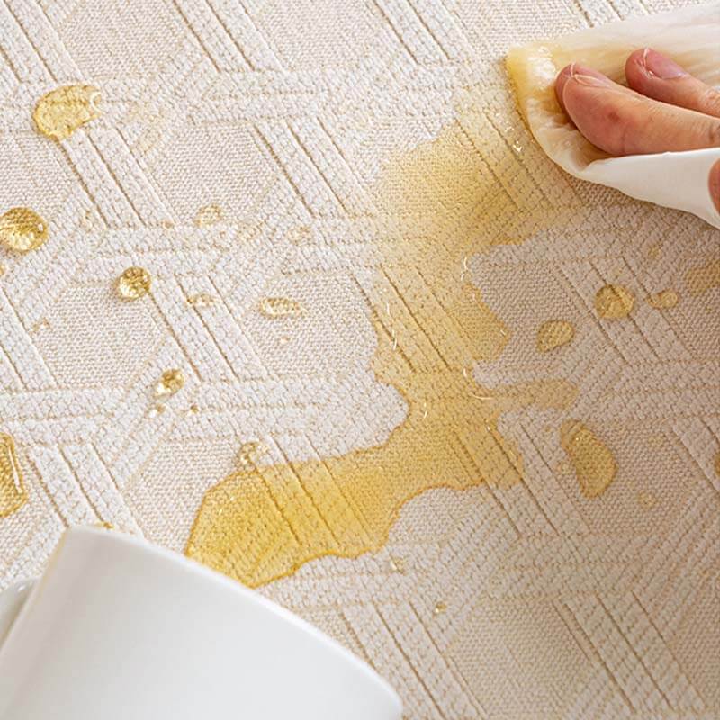 Cubierta de sofá impermeable y a prueba de aceite de tela chenille jacquard