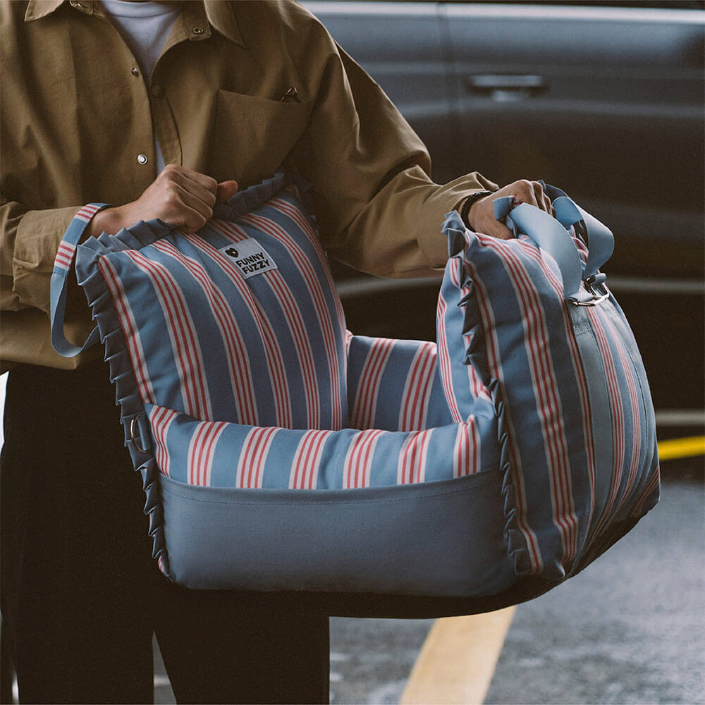 Spitzenstreifen-Reisesicherheits-wasserdichter Hundeautositz-Booster