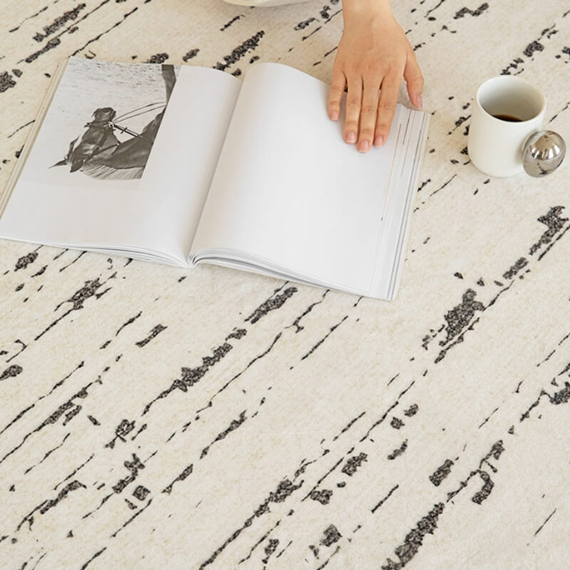 Alfombra de decoración de la sala de estar de la sala de cachemir moderno de cachemir