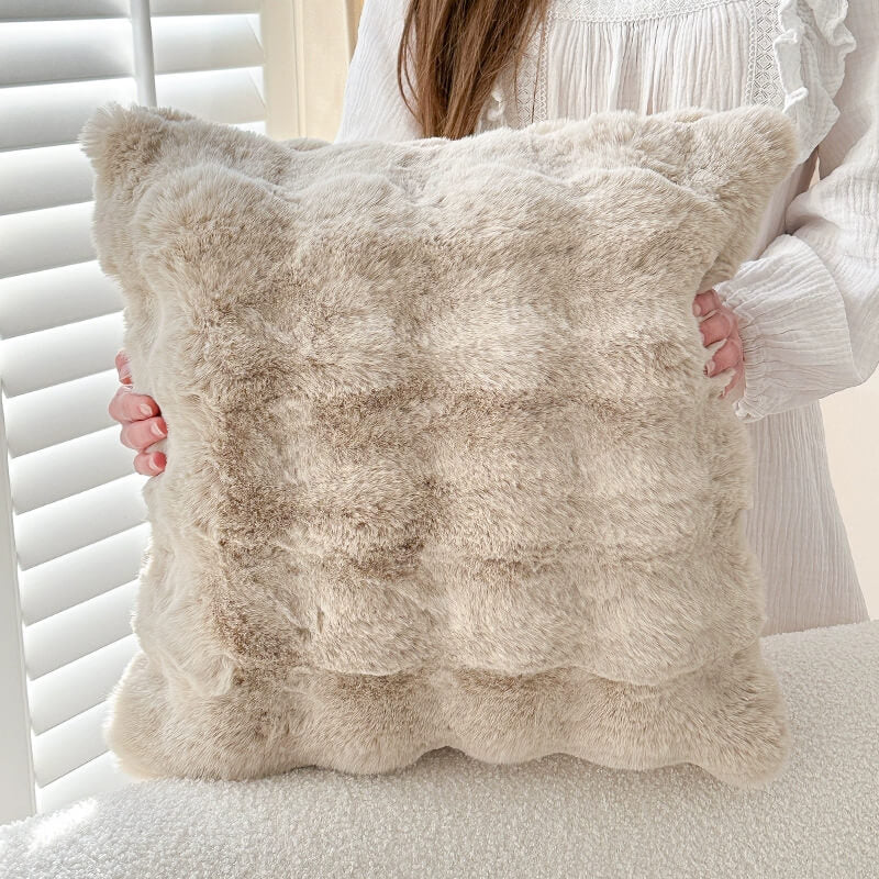 Soft Cushion Reversible Plush Sofa Pillow