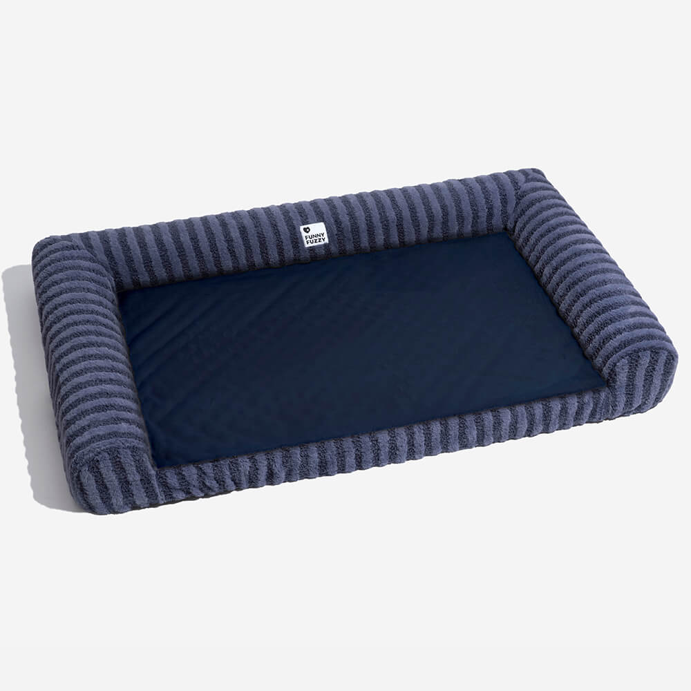 Deluxe Fluffy Full Support Ansieving Larm Bed para perros