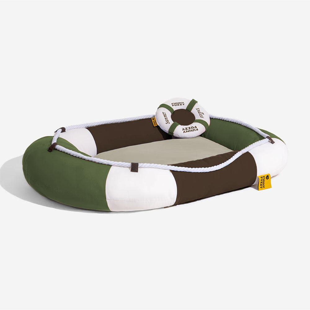 Summer Cooling Waterproof Boat-Shaped Pet Bed or Pillow – Chill Raft