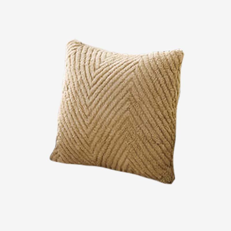 Plush Cushion Herringbone Pillow