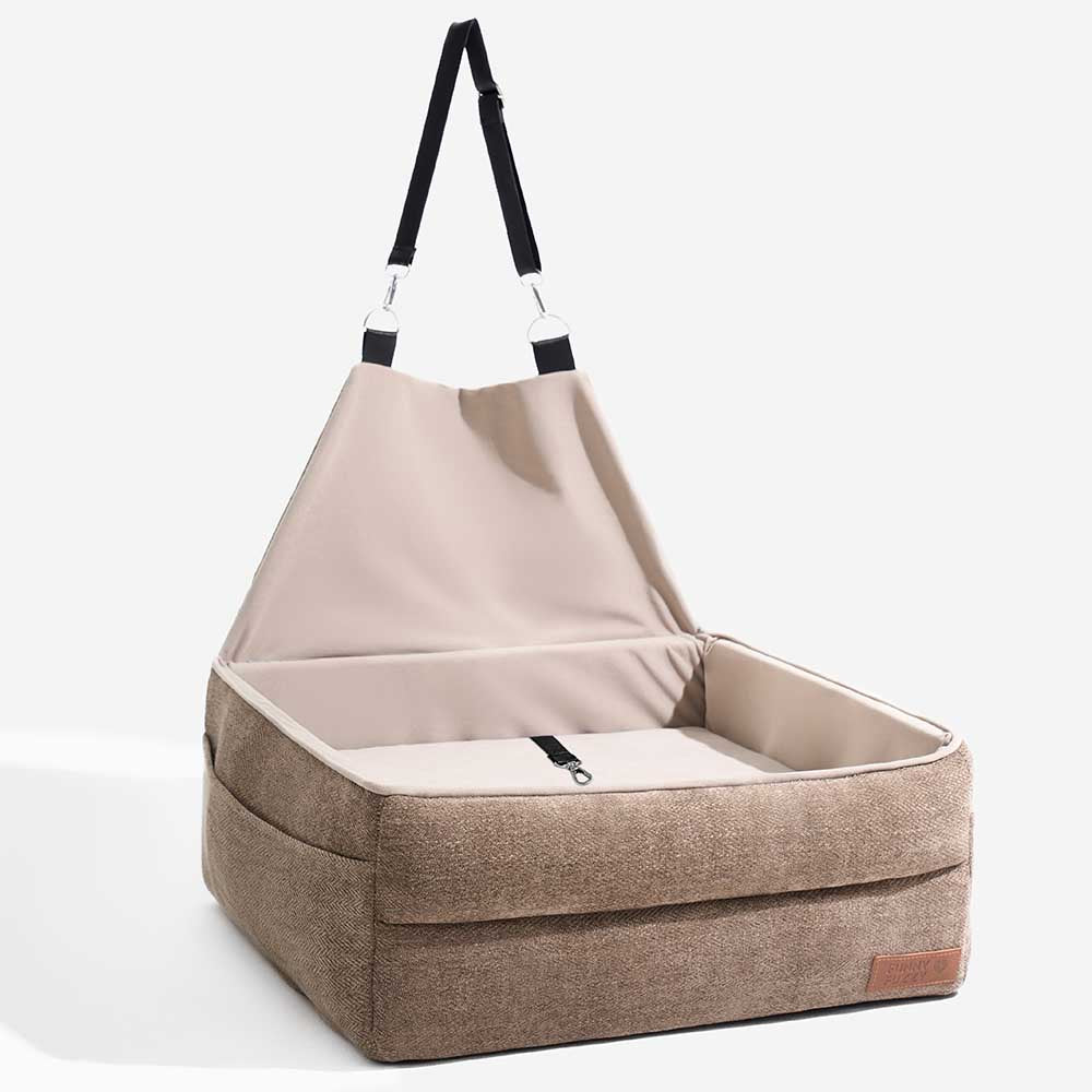 Travel Safety Seat Thickened Elevated Dog Car Seat Bed