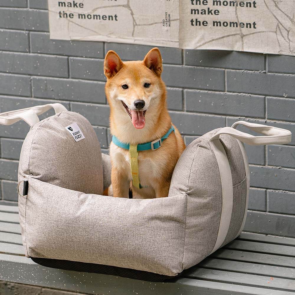 Dog Car Seat Bed - First Class - FUNNYFUZZY
