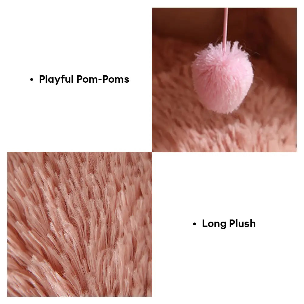 Warm Plush Cozy Hideaway Cat Cave Dog Bed