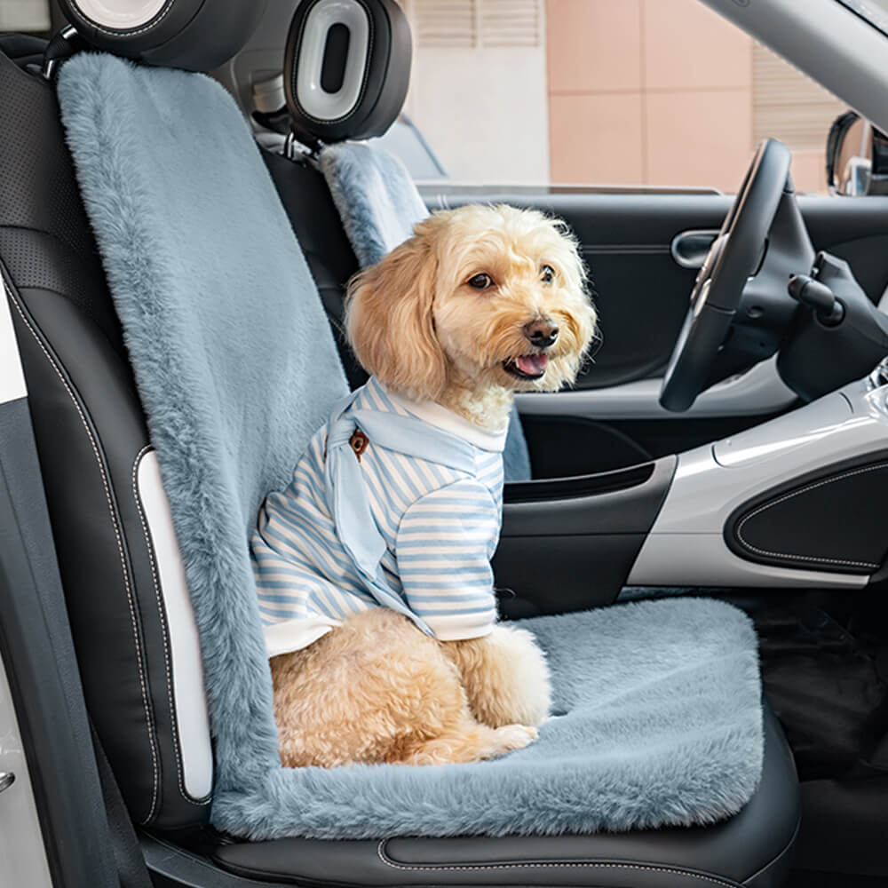 Cubierta de asiento de carro de perro humano de lujoso y lujoso