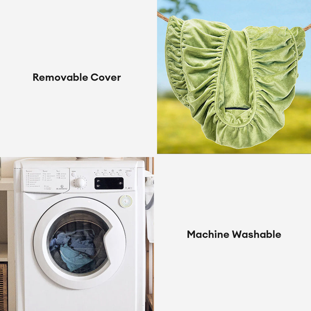 Soporte ortopédico ovalado acogedor cama desmontable y gato desmontable para dormir