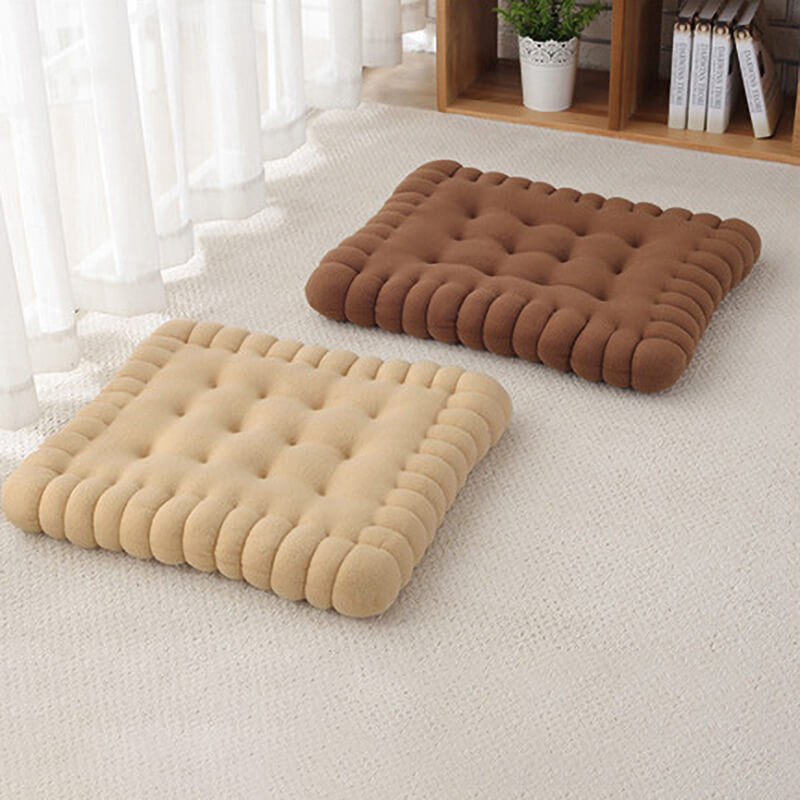Biscuit Quilted Dog Bed - FUNNYFUZZY