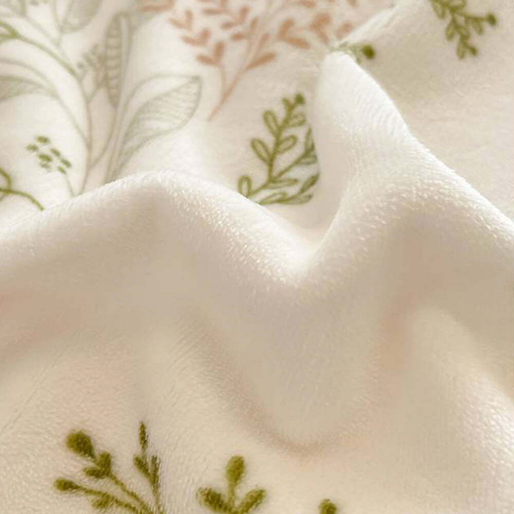 Línea Art Milk Velvet Capa de ropa de cama tibia Reta de sábana