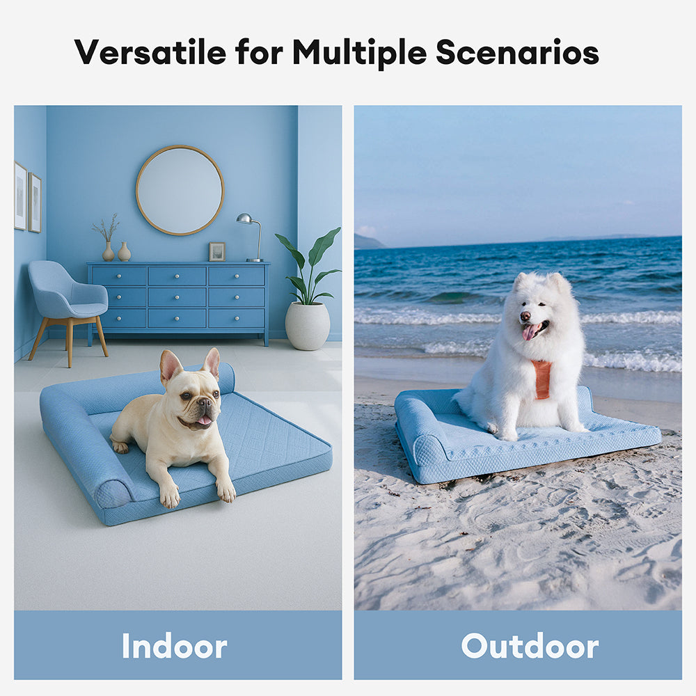 Large Cooling Breathable Non-Slip Orthopedic Dog Bed