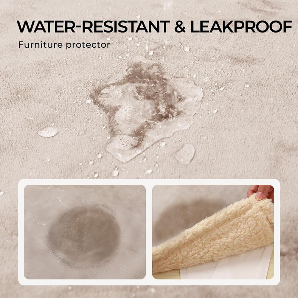 Manta de perros espesada de flanada de franela sherpa