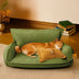 All-Season Chenille Dual-layer Removable Sponge Orthopedic Dog Bed With Pillow