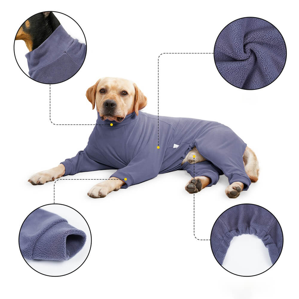 Pajama de perros acogedoras - ropa de dormir perfecta para perros grandes