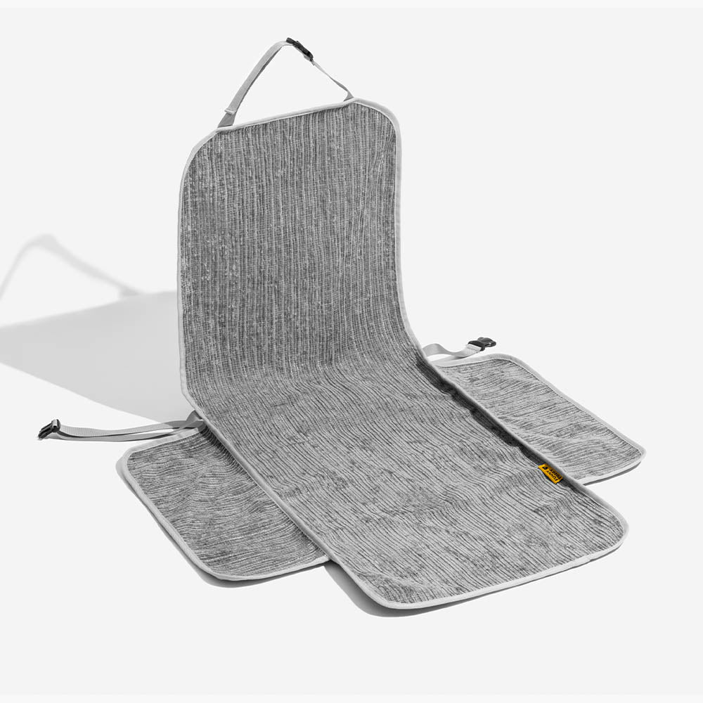 Housse de protection de siège de voiture en Chenille rayée imperméable pour animaux de compagnie-route plus sûre