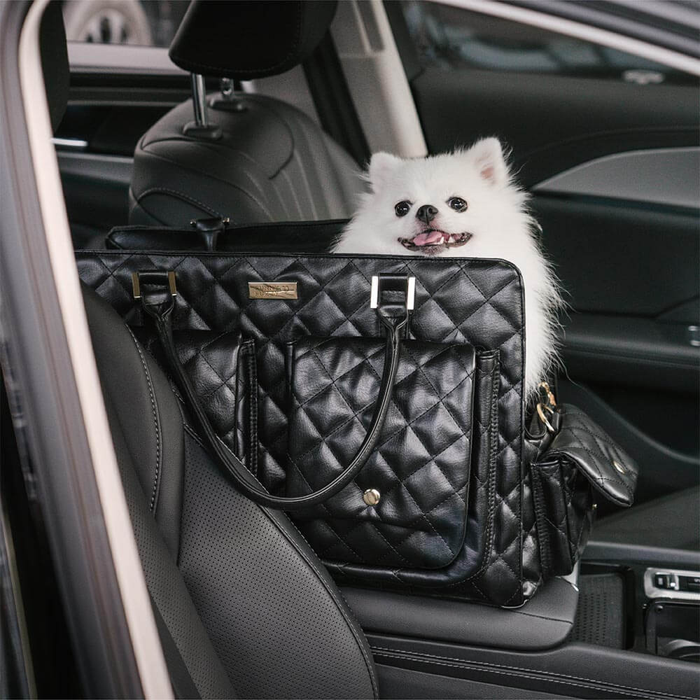 Largante de transporte grande y elegante Bolsa de mascotas de viajes humanos multifuncionales-Tail errante