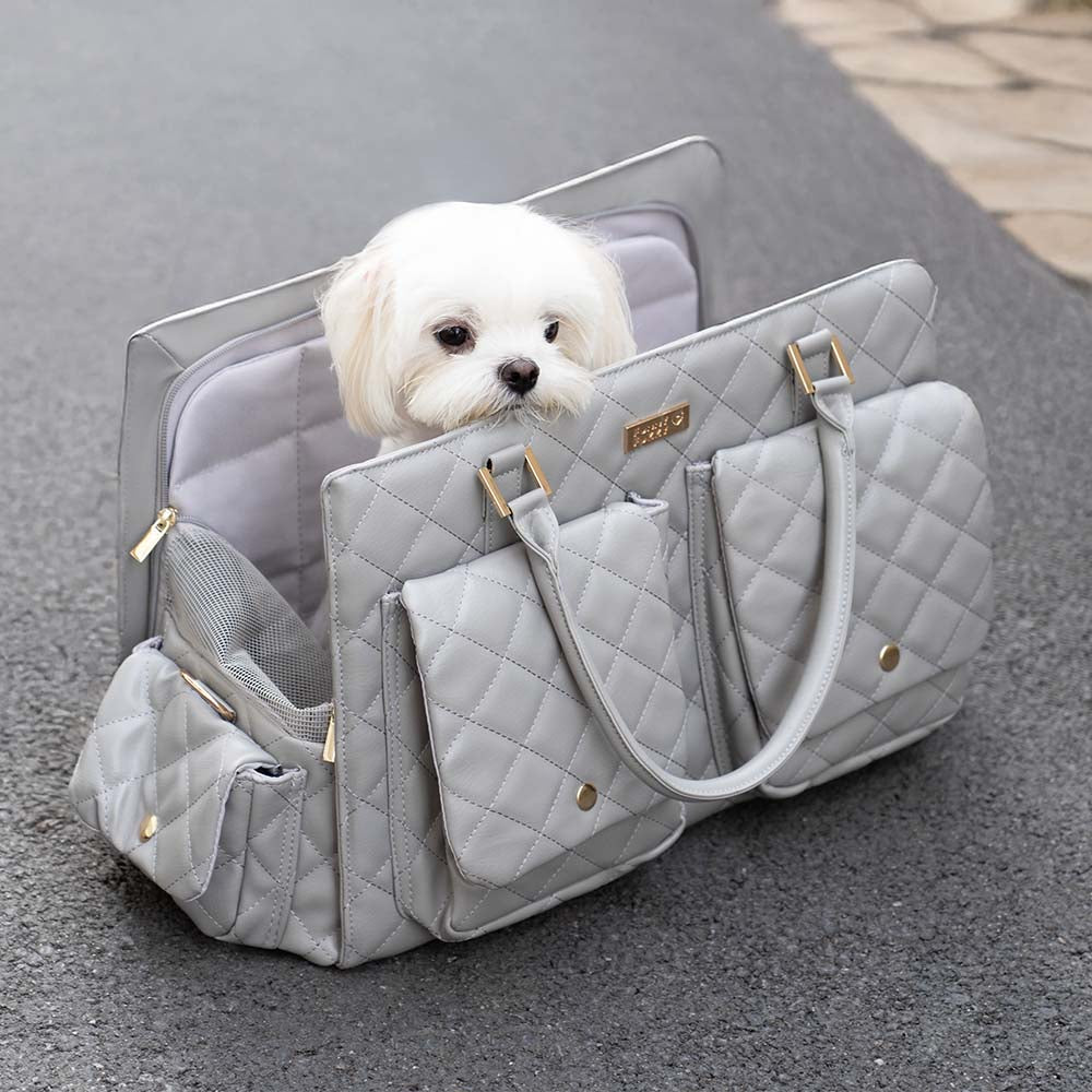 Largante de transporte grande y elegante Bolsa de mascotas de viajes humanos multifuncionales-Tail errante
