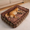 Cama de almohada de almohada para perros de lujo con almohadilla para perros de lujo