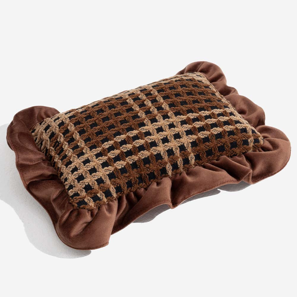 Cama de almohada de almohada para perros de lujo con almohadilla para perros de lujo