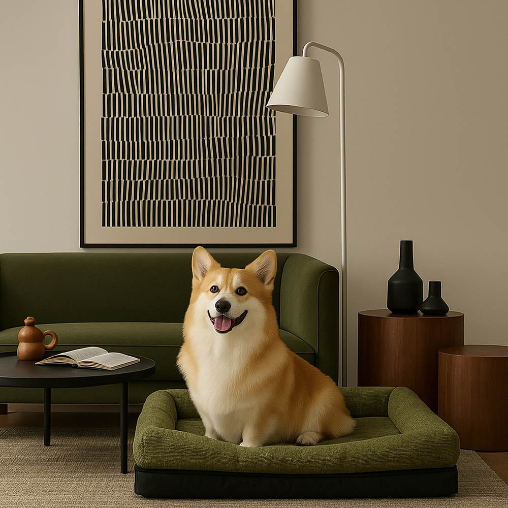 Camino acogedor y acogedor duradero ortopédico lavable y cama para perros y gatos